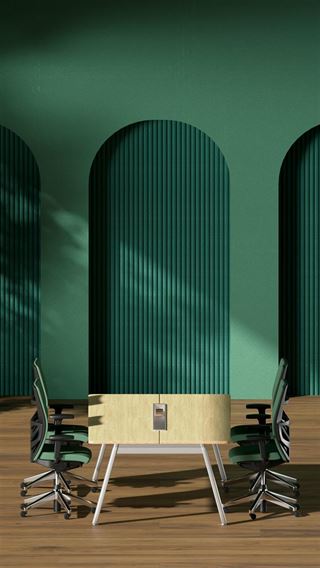 Skab et rum med behagelig lyd med et akustikpanel på hjul